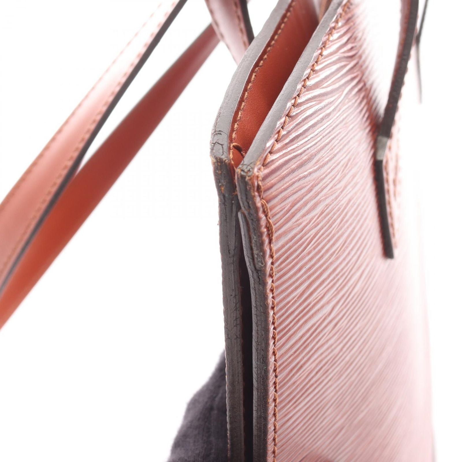 Louis Vuitton Shoulder Bag Keabrown Leather Poignet — view 7