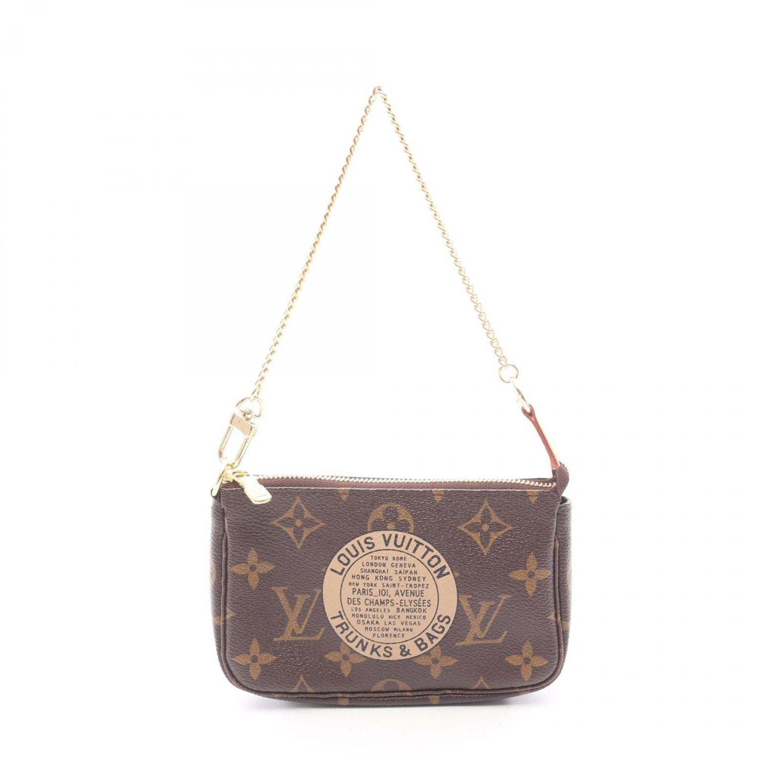 Louis Vuitton Handbag Minipochette Anineso T&b Canvas Leather T&b Mini