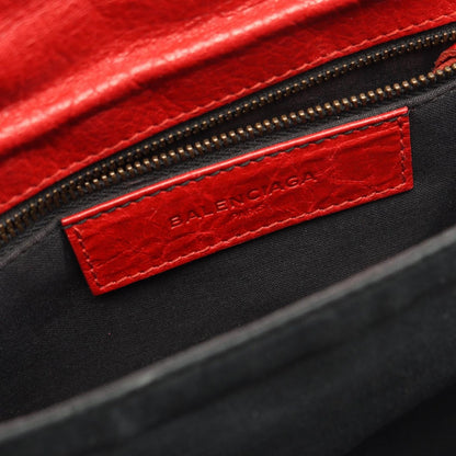 Balenciaga Shoulder Bag Ninelasnine Red Leather 2-Way — view 4