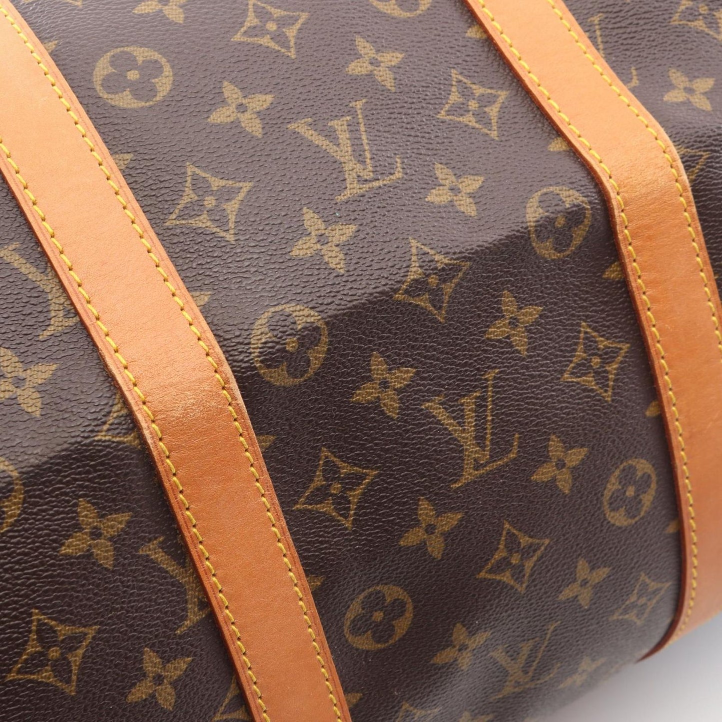 Louis Vuitton Boston Bag Keepall 55 Canvas Leather — view 9