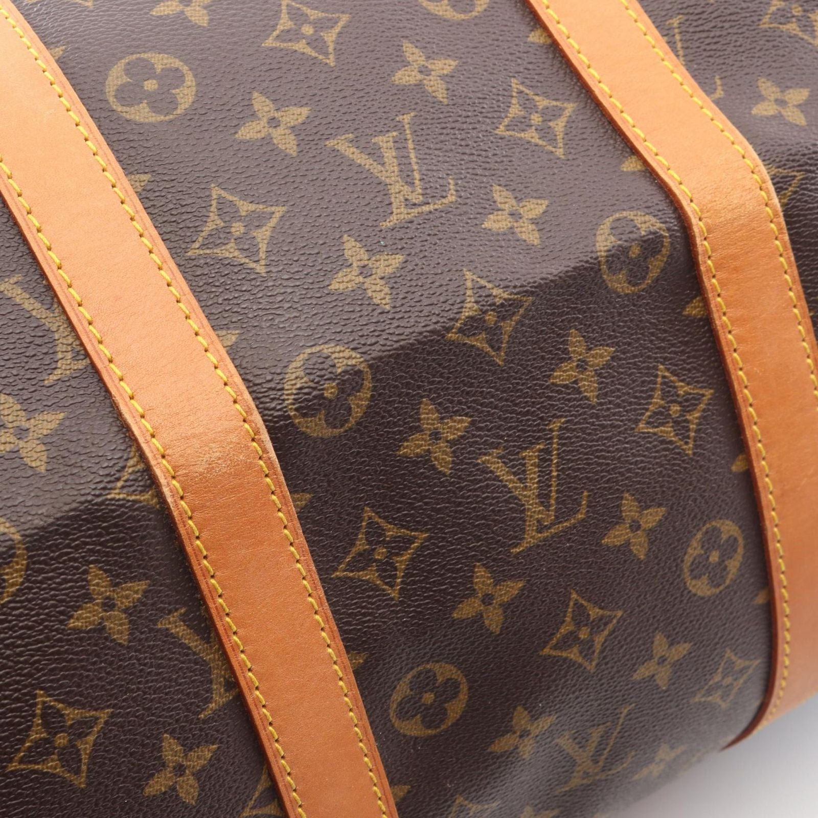 Louis Vuitton Boston Bag Keepall 55 Canvas Leather — view 9