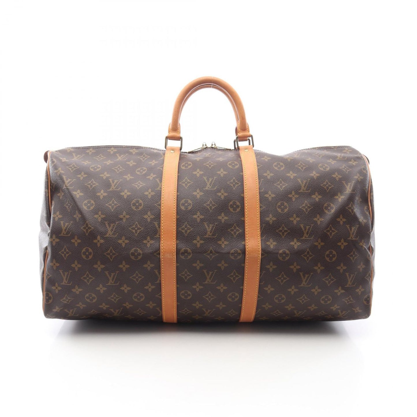 Louis Vuitton Boston Bag Keepall 55 Canvas Leather