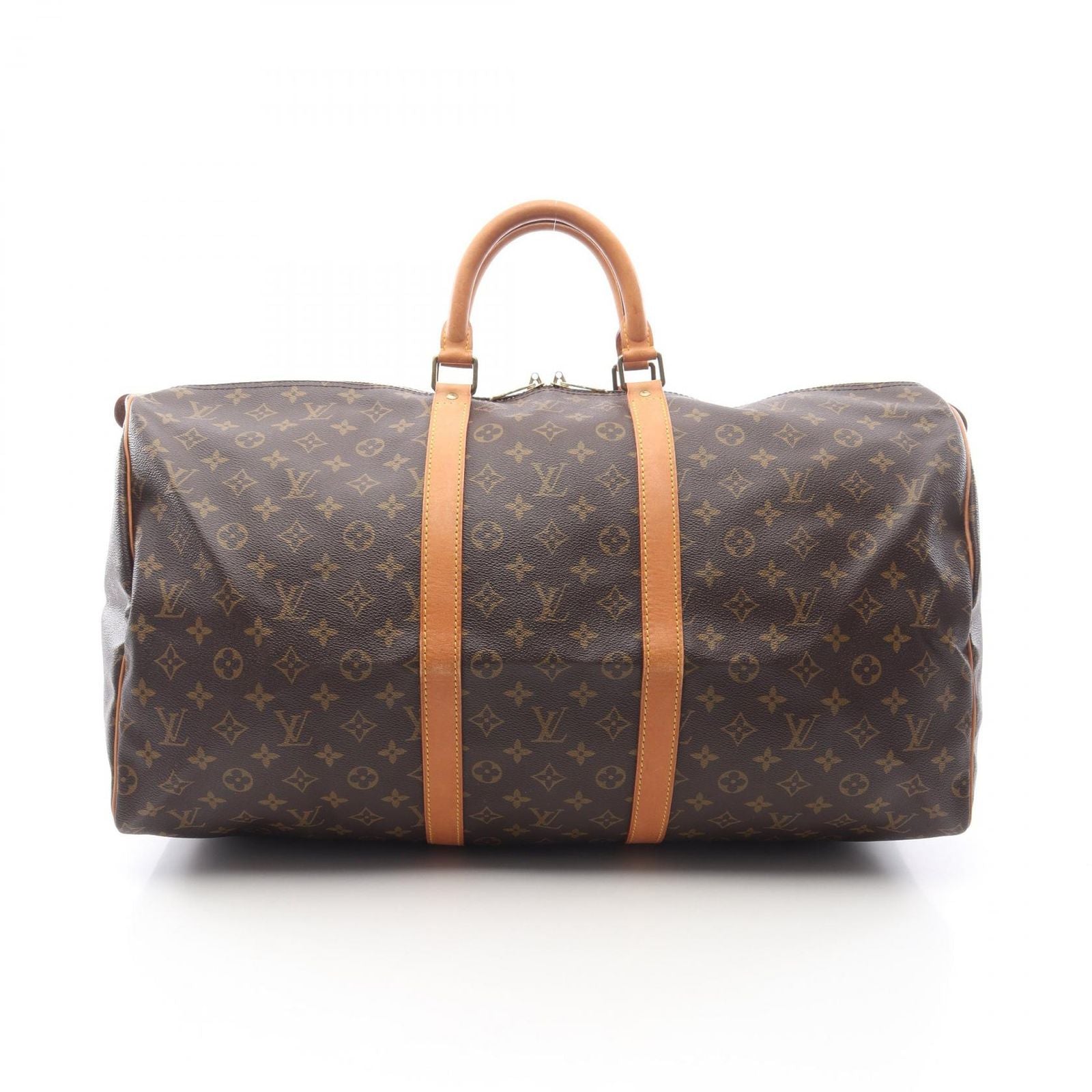 Louis Vuitton Boston Bag Keepall 55 Canvas Leather
