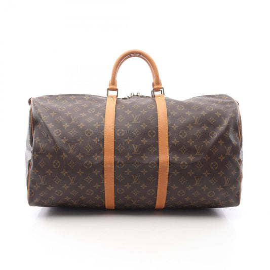 Louis Vuitton Boston Bag Keepall 55 Canvas Leather
