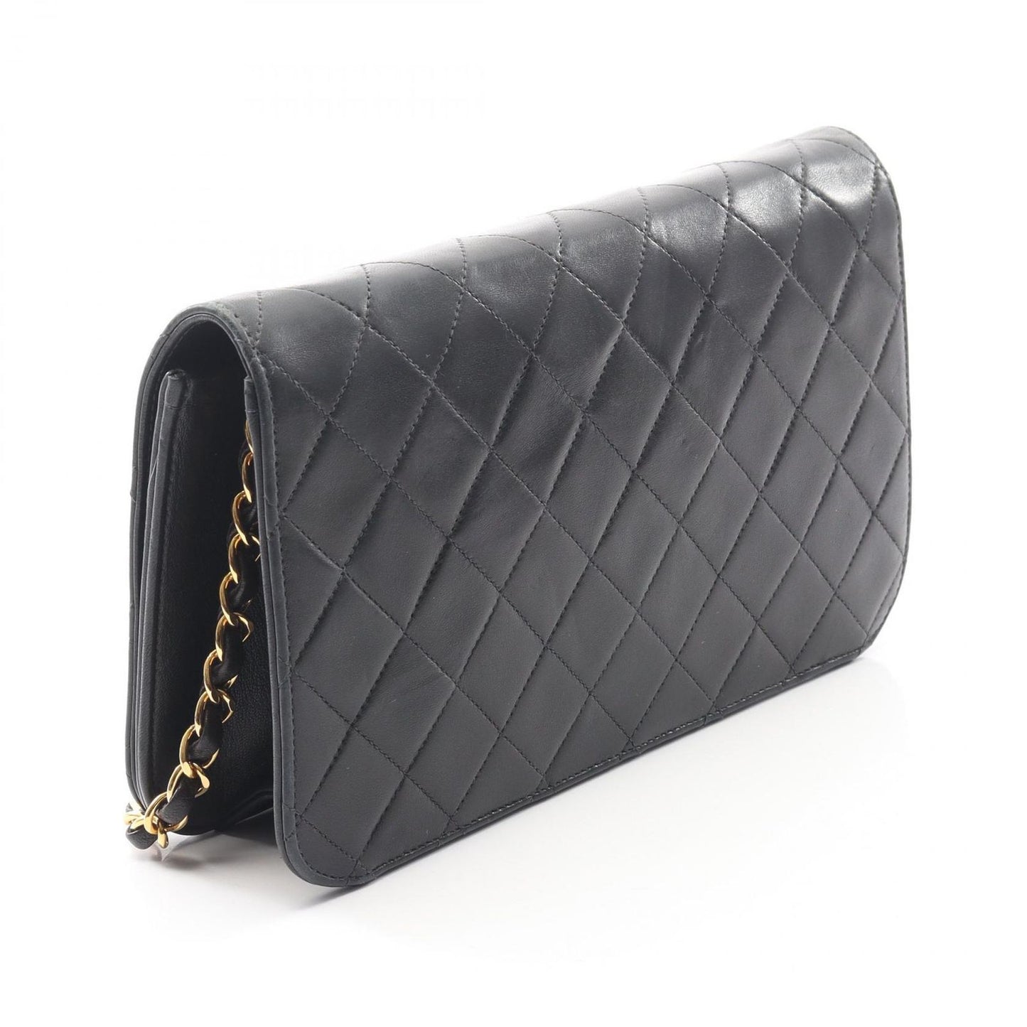 Chanel Shoulder Bag Quilted Lela Black Lambskin Sbnine Che — view 2
