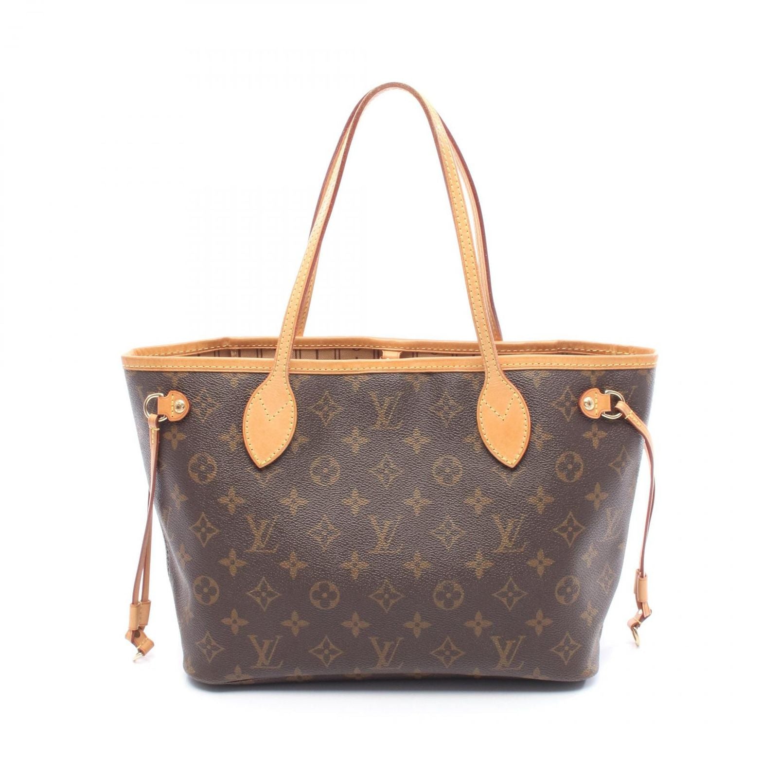 Louis Vuitton Tote Neverfull PM Canvas Leather