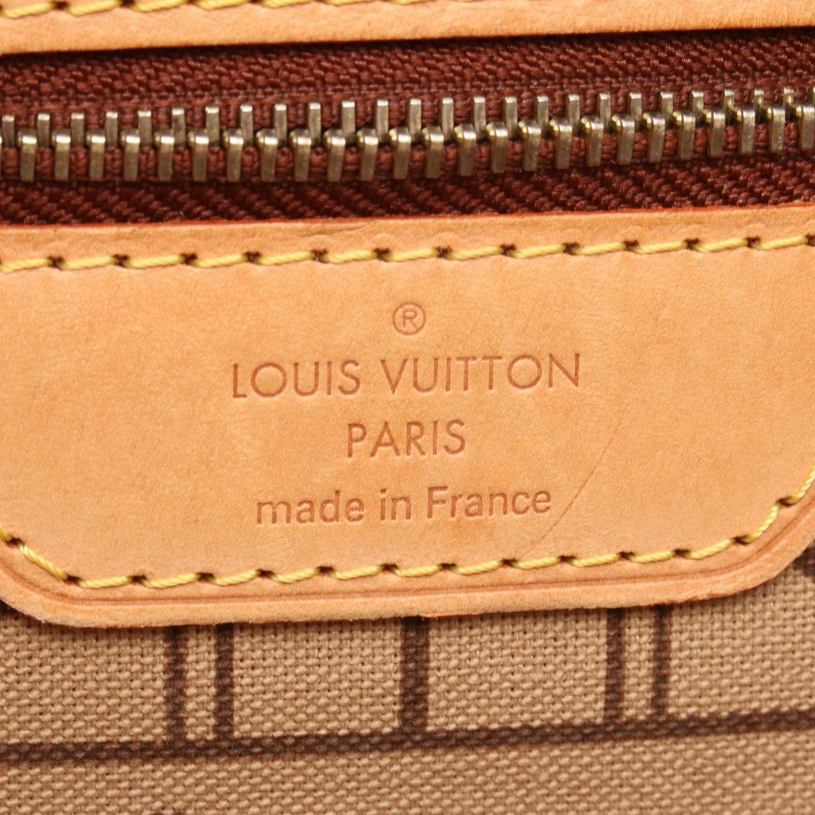 Louis Vuitton Tote Neverfull PM Canvas Leather — view 4