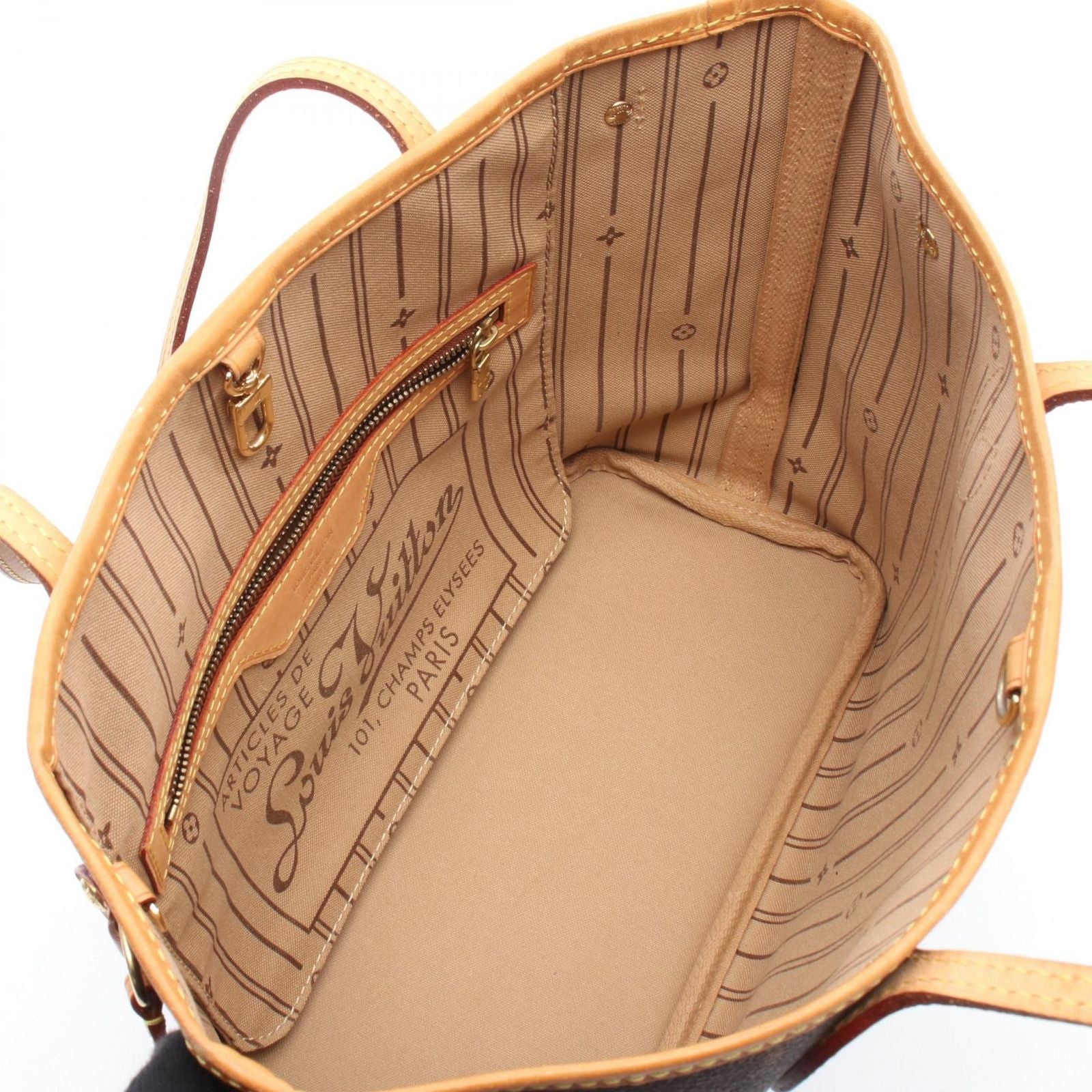 Louis Vuitton Tote Neverfull PM Canvas Leather — view 3