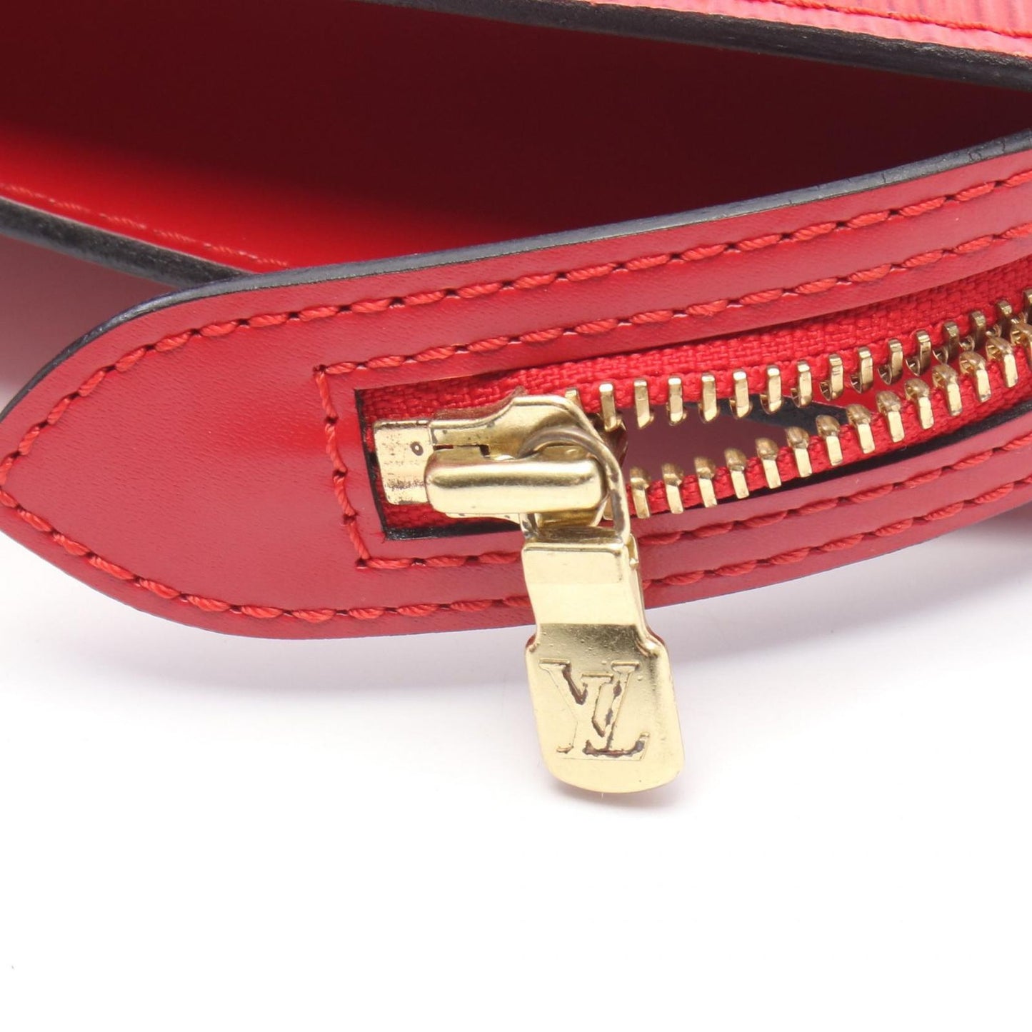 Louis Vuitton Shoulder Bag Leather Poignet — view 9