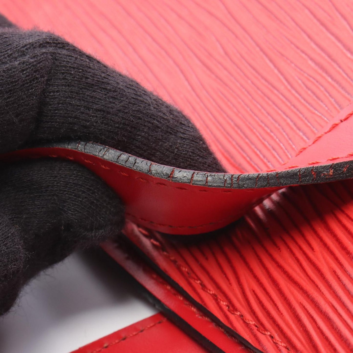 Louis Vuitton Shoulder Bag Leather Poignet — view 6