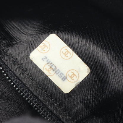 Chanel Shoulder Bag CC Logo Black Lambskin — view 5