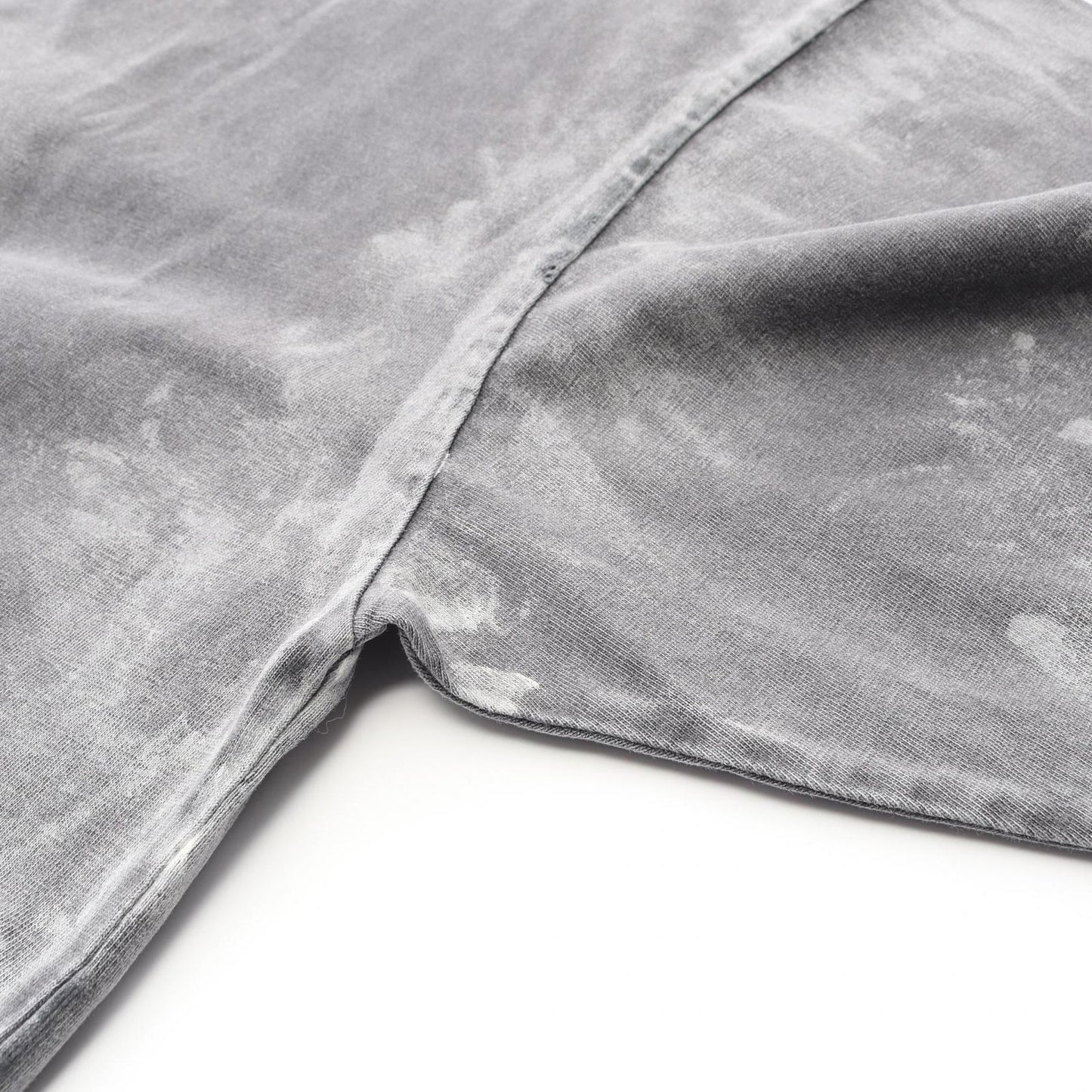 Balenciaga Top Logo Embroidery Gray Cotton — view 8