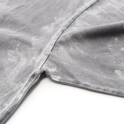 Balenciaga Top Logo Embroidery Gray Cotton — view 8