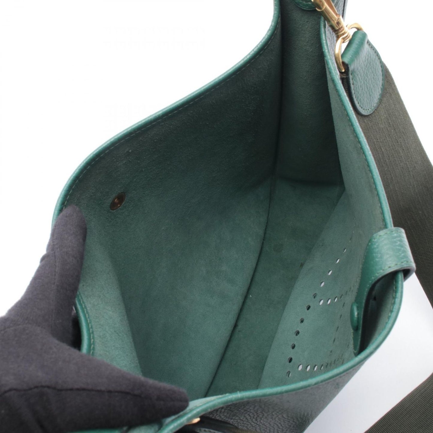 Hermes Shoulder Bag 1 GM Green — view 3