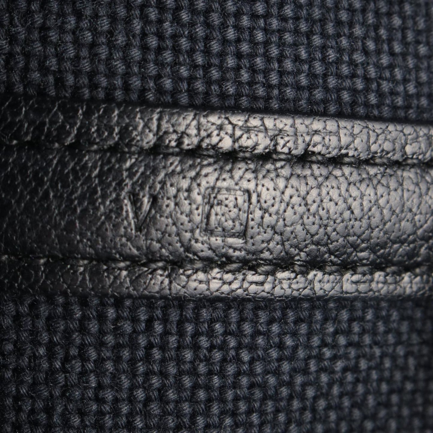 Hermes Tote Garden Party TPM Black Leather Canvas — view 5