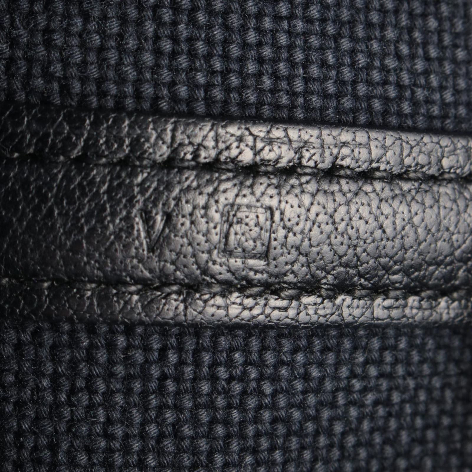 Hermes Tote Garden Party TPM Black Leather Canvas — view 5