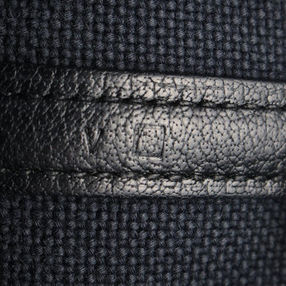 Hermes Tote Garden Party TPM Black Leather Canvas — view 5