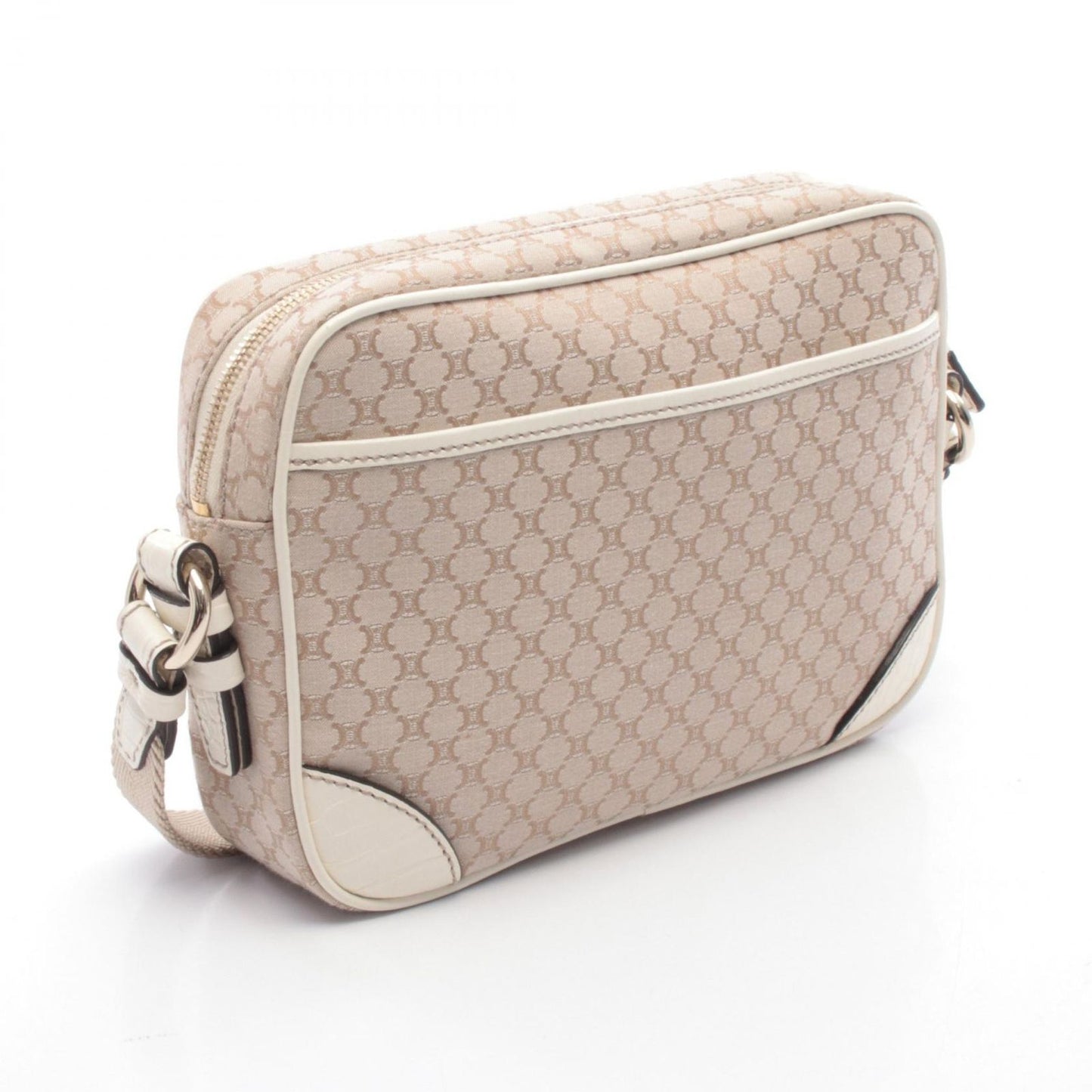 Celine Seri Shoulder Bag Canvas Leather Triomphe — view 2