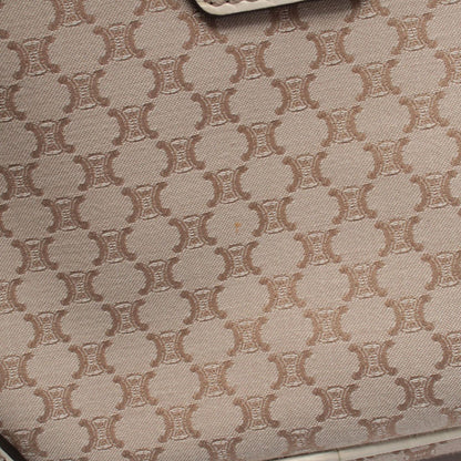 Celine Seri Shoulder Bag Canvas Leather Triomphe — view 7