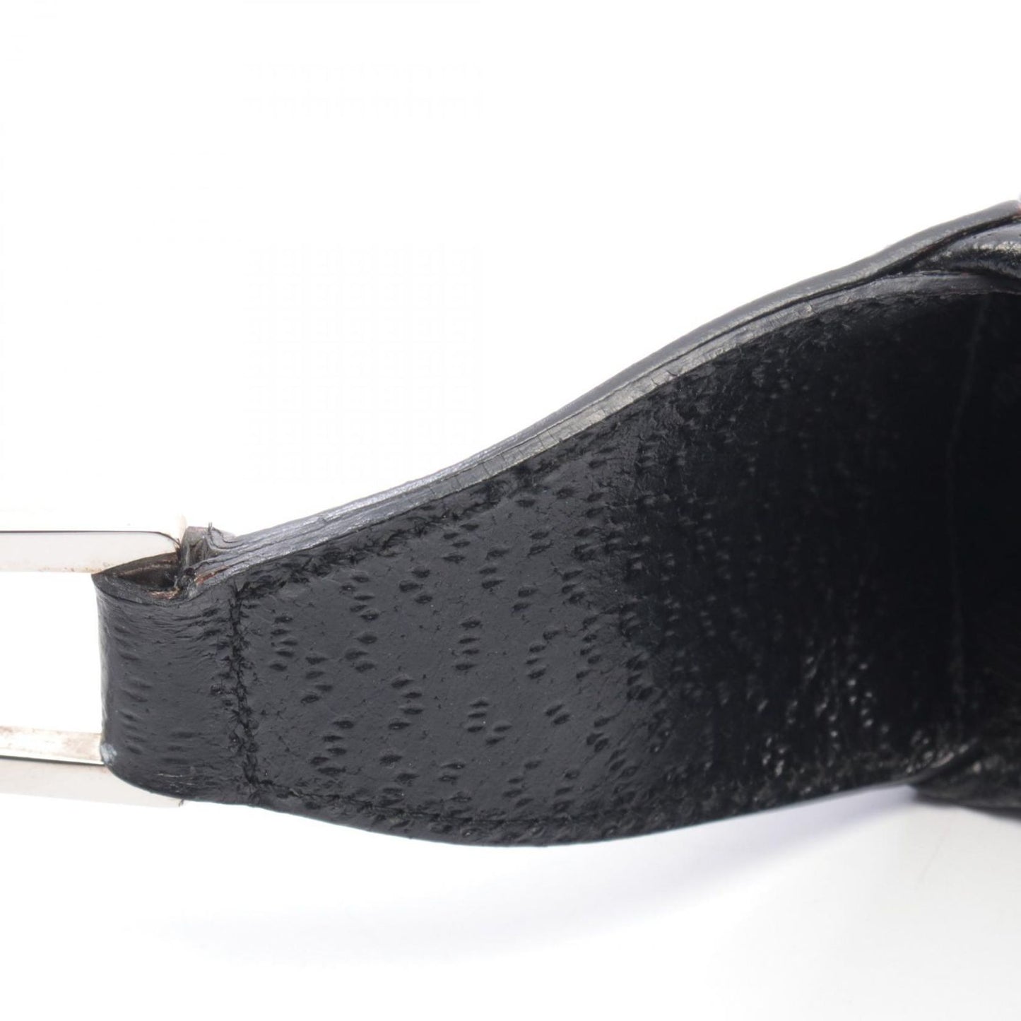 Gucci Shoulder Bag Jackie 001 Black Canvas Leather — view 5