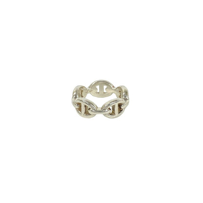 Hermes Box Enchainee Ring 925 Sterling Silver No 7 — view 6
