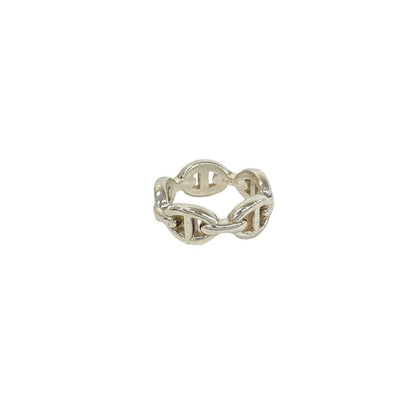 Hermes Box Enchainee Ring 925 Sterling Silver No 7 — view 4