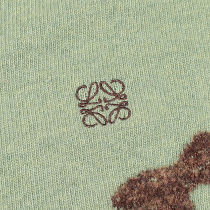 Loewe Deer T-Shirt Cardigan Green — view 7
