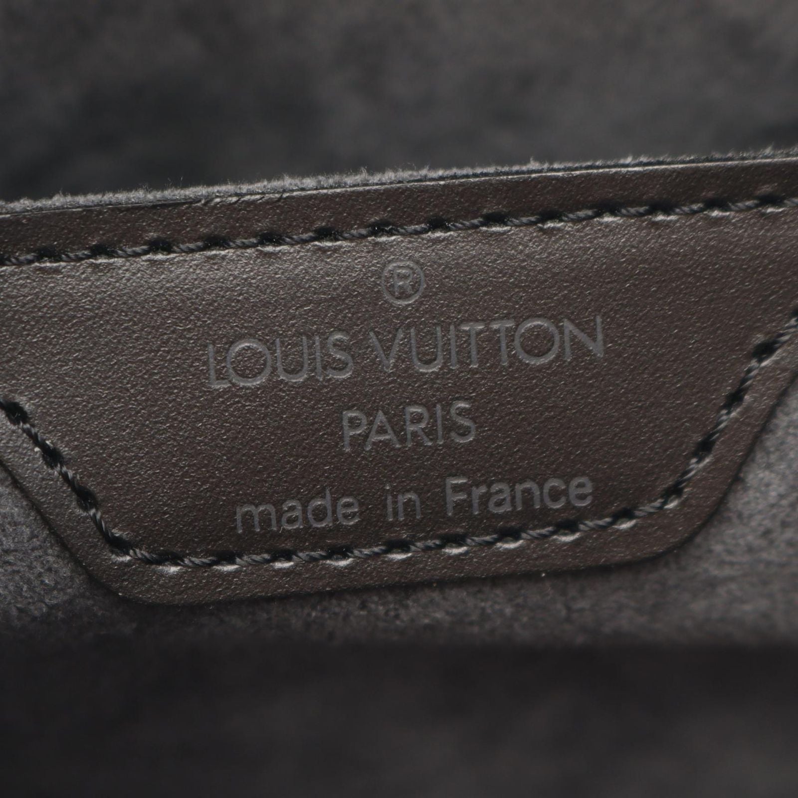 Louis Vuitton Handbag Noir Leather — view 4