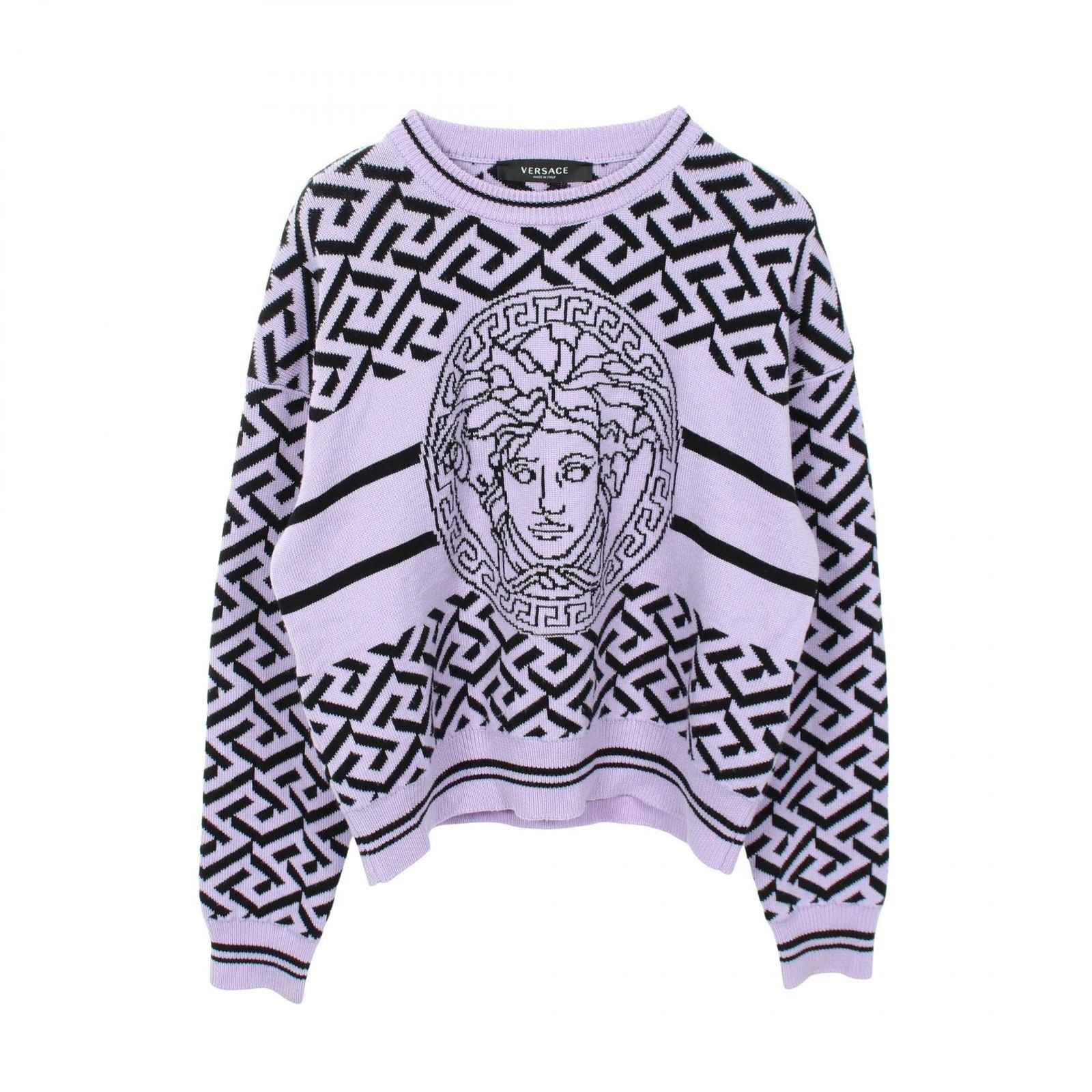 Versace lesa Knit Sa Cotton Sweater