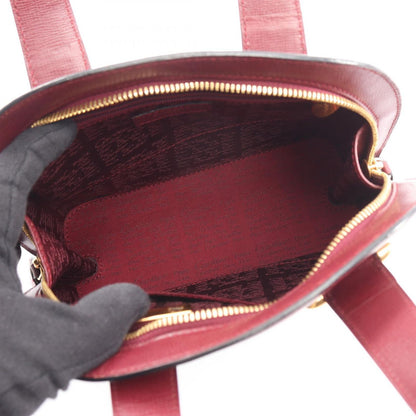 Cartier Handbag Bordeaux Leather — view 3