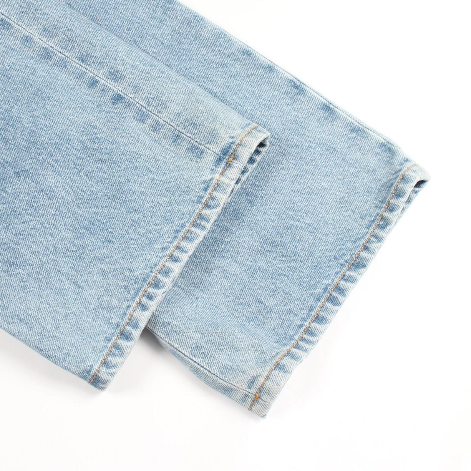 Chanel Denim Pants CC Logo Blue — view 7