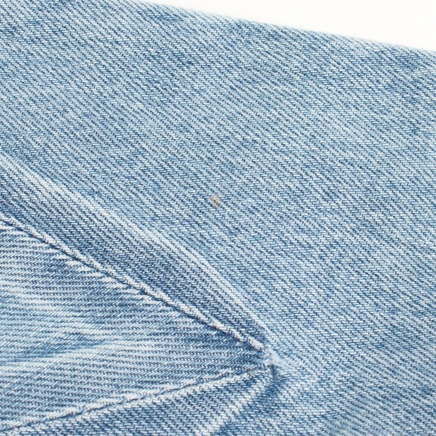 Chanel Denim Pants CC Logo Blue — view 8