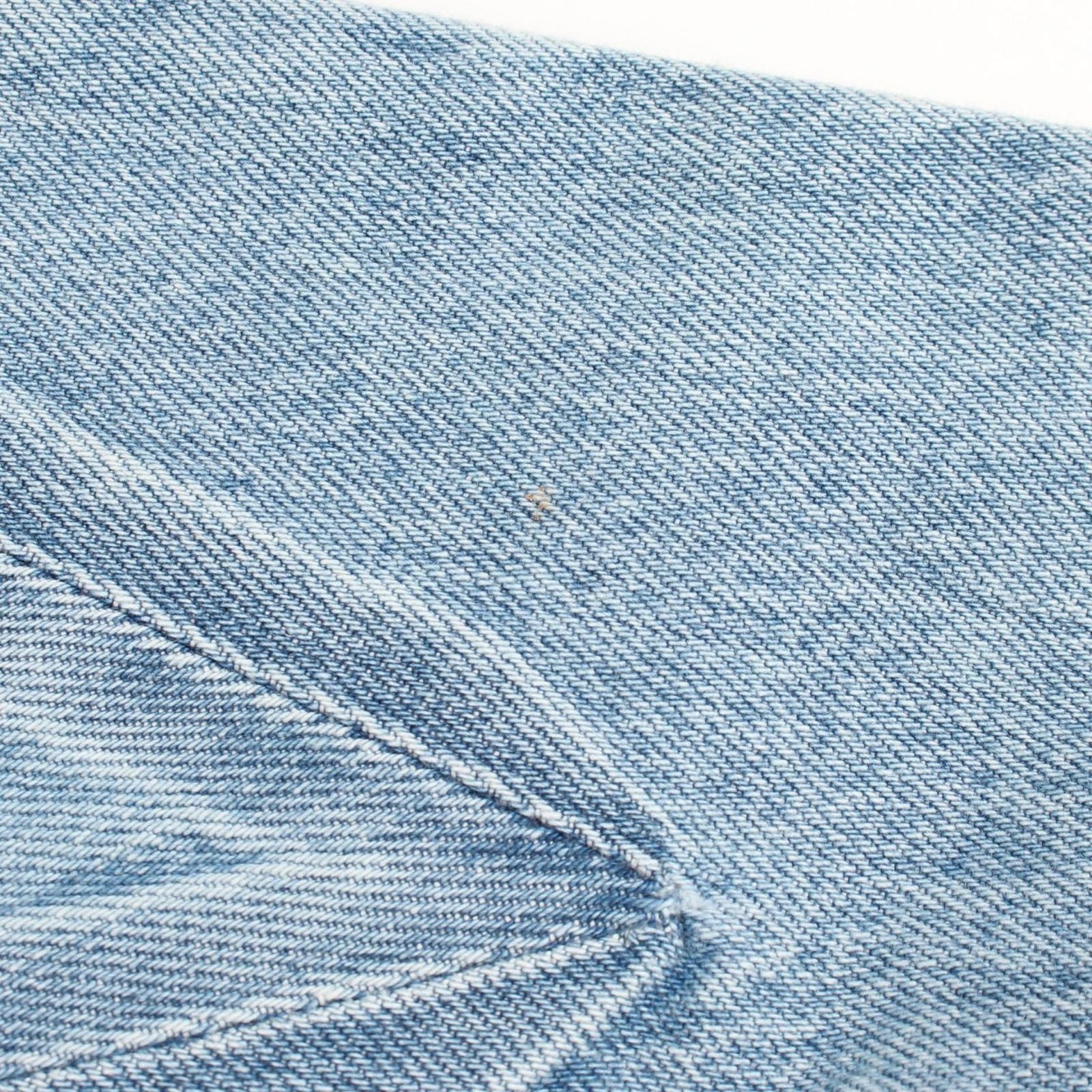 Chanel Denim Pants CC Logo Blue — view 8