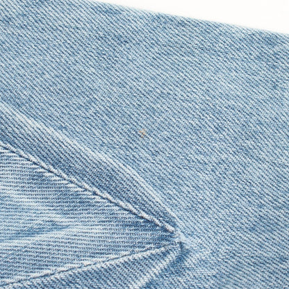 Chanel Denim Pants CC Logo Blue — view 8