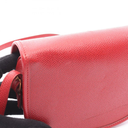 Hermes Shoulder Bag Baledele Mini Rouge Vif Leather — view 6