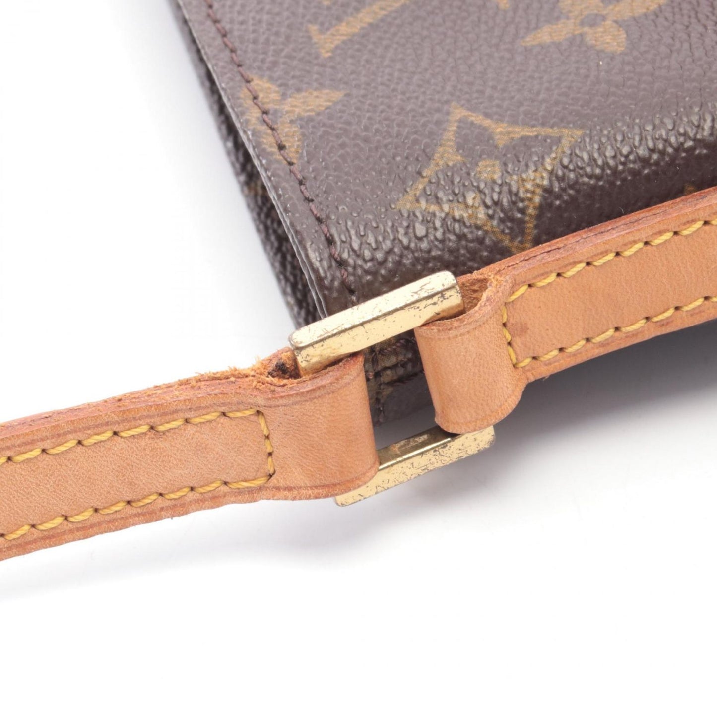 Louis Vuitton Shoulder Bag Tobta Canvas Leather — view 7