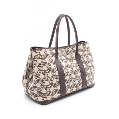 Hermes Tote Garden Party PM Leather Canvas — view 2