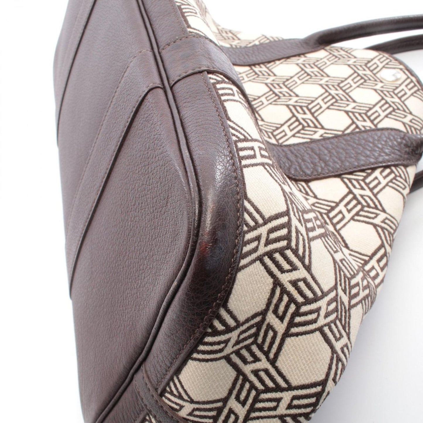 Hermes Tote Garden Party PM Leather Canvas — view 6