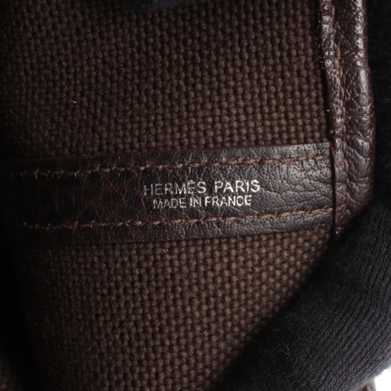 Hermes Tote Garden Party PM Leather Canvas — view 4