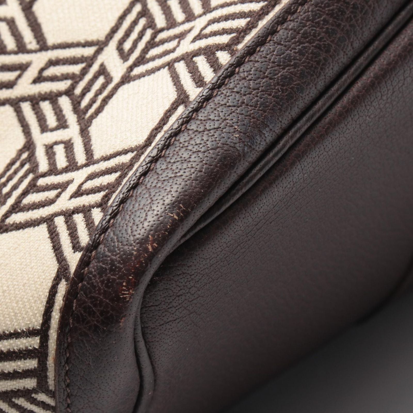 Hermes Tote Garden Party PM Leather Canvas — view 7