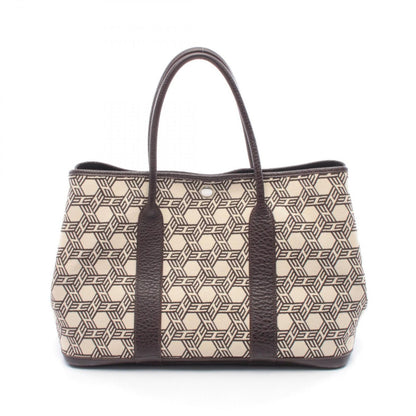 Hermes Tote Garden Party PM Leather Canvas