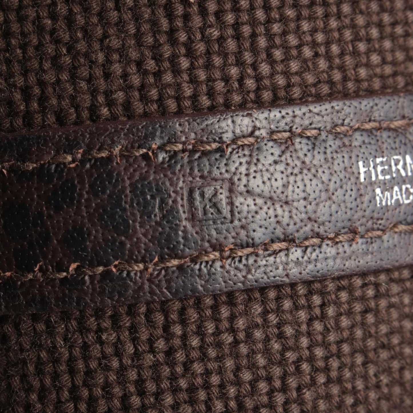 Hermes Tote Garden Party PM Leather Canvas — view 5
