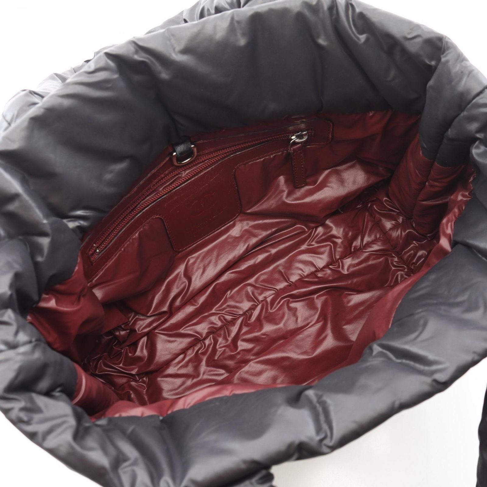 Chanel Tote Kokokonine Black Nylon Leather Koko Konine — view 3
