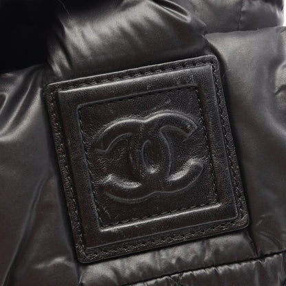 Chanel Tote Kokokonine Black Nylon Leather Koko Konine — view 8
