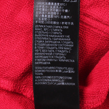 Balenciaga Hoodie Many Kisses Red Cotton Di — view 4