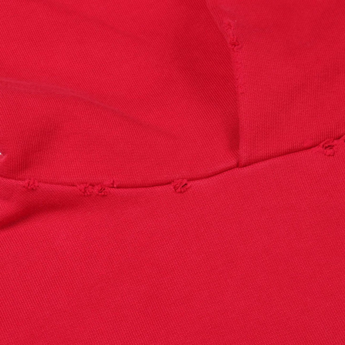 Balenciaga Hoodie Many Kisses Red Cotton Di — view 8