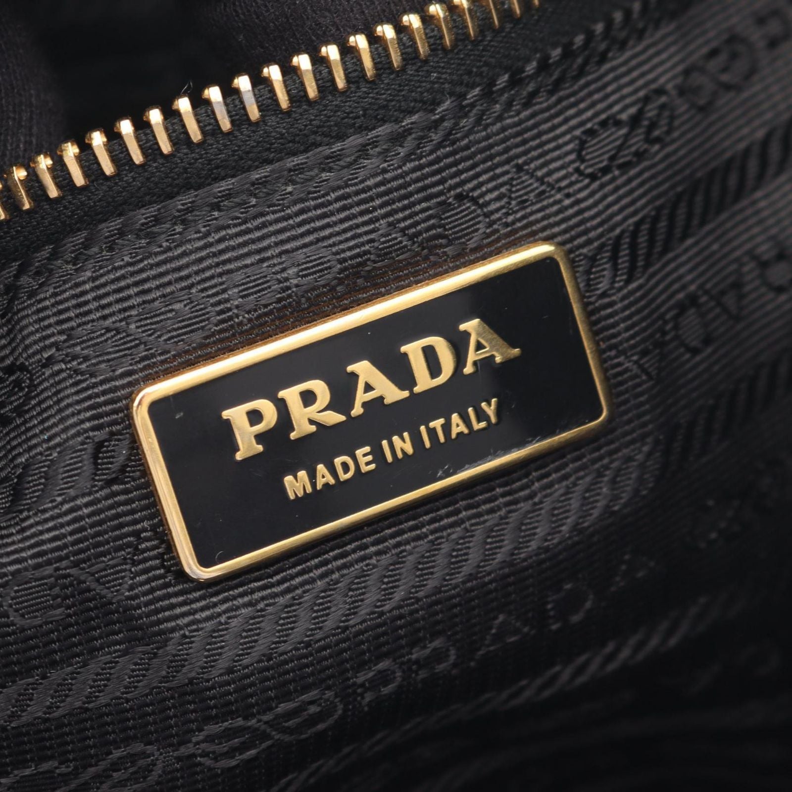 Prada Lada Tote Black Nylon Leather 2-Way Handbag — view 4