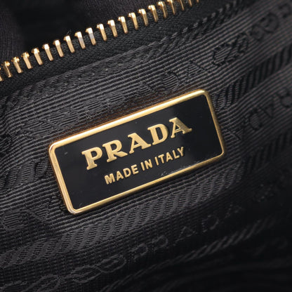 Prada Lada Tote Black Nylon Leather 2-Way Handbag — view 4