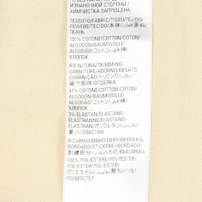 Balenciaga Short Sleeve Political Campaign Beige Cotton — view 5
