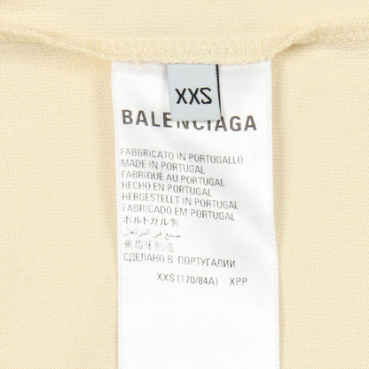 Balenciaga Short Sleeve Political Campaign Beige Cotton — view 4